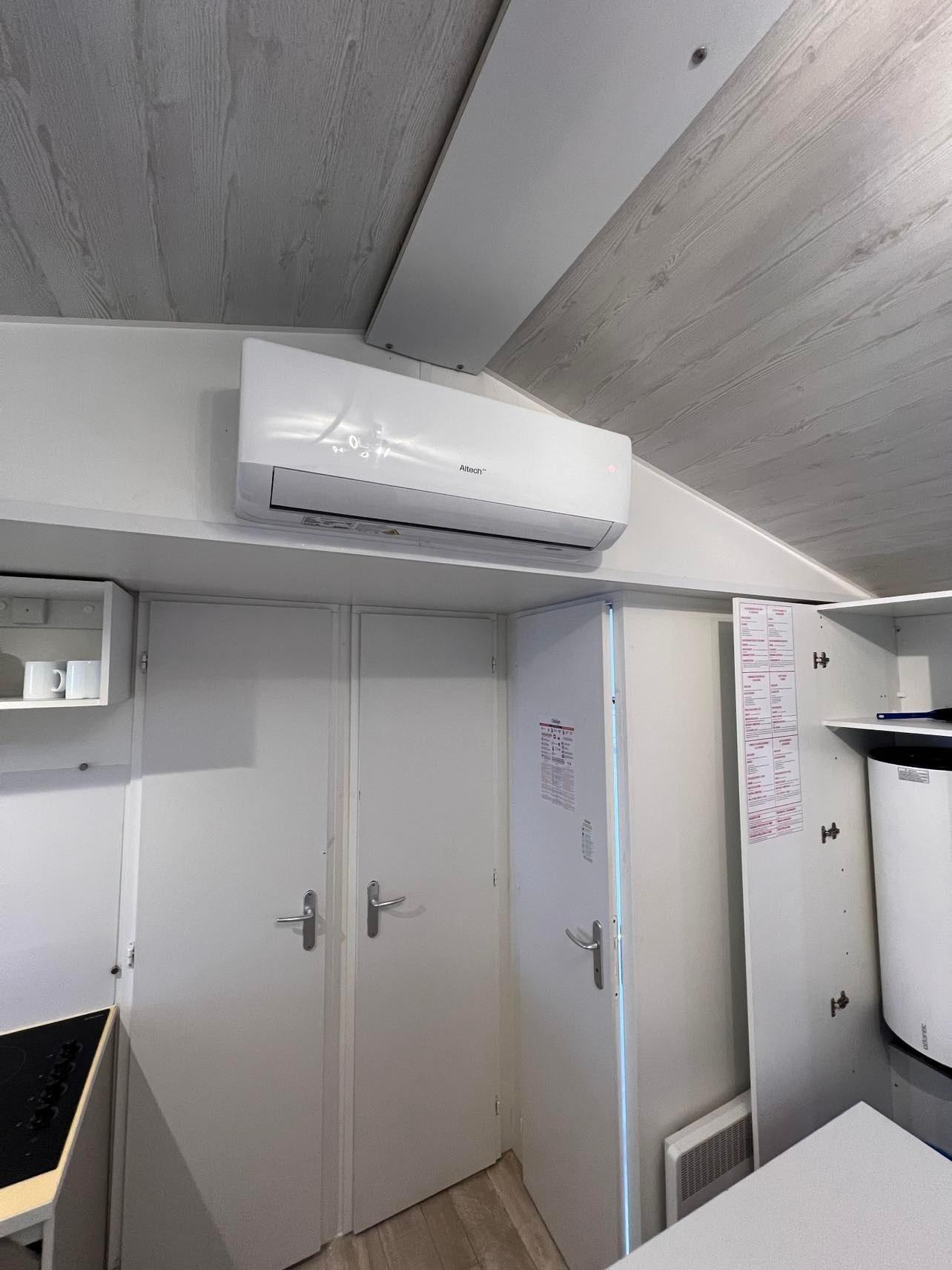 Climatisation chauffage kbelec mobile home irm hottelerie de plein air camping vendee